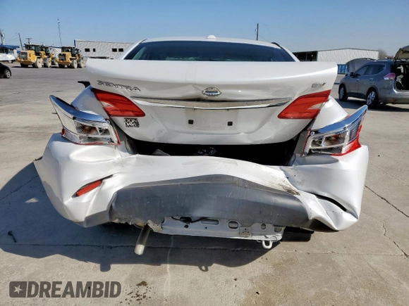 2017 Nissan Sentra SV with VIN 3N1AB7AP1HY283354, listed as a Copart auction lot 49503325 with 52,179 mi miles and Salvage Title. Bid and sale history available at carsss.com. Image 6.