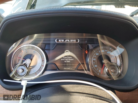 2019 Ram 3500 Longhorn with VIN 3C63RRNL5KG660793, listed as a Copart auction lot 41448534 with 61,347 mi miles and Salvage Title. Bid and sale history available at carsss.com. Image 9.