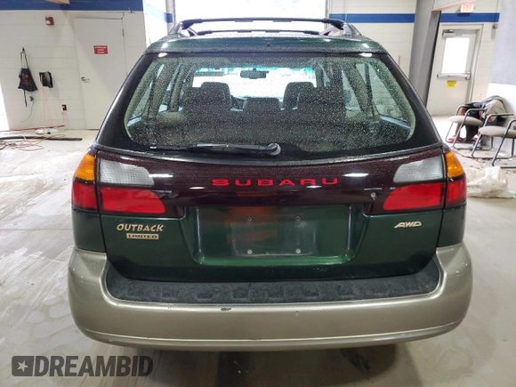 2002 Subaru Legacy Outback Limited with VIN 4S3BH686527655570, listed as a Copart auction lot 84155434 with 210,207 mi miles and Salvage title. Bid and sale history available at DreamBid. Image 6.