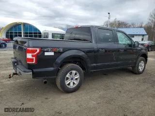 2019 Ford F-150 XL with VIN 1FTEW1E5XKFB19818, listed as a Copart auction lot 52922125 with 161,835 mi miles and Salvage Title. Bid and sale history available at carsss.com. Image 3.