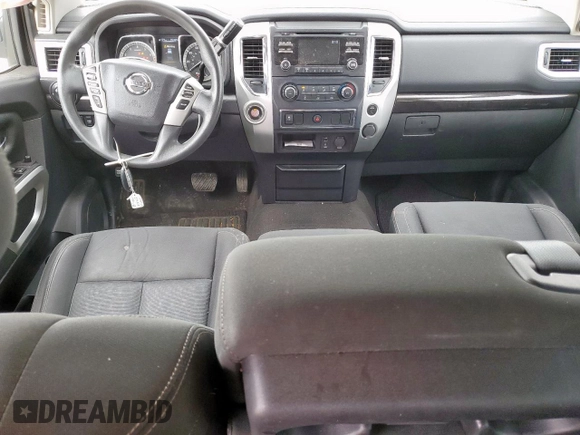 2018 Nissan Titan SV with VIN 1N6AA1EK7JN502927, listed as a Copart auction lot 47693425 with 95,309 mi miles and Salvage Title. Bid and sale history available at carsss.com. Image 8.