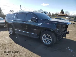 2021 GMC Yukon XL SLT with VIN 1GKS1GKD2MR243619, listed as a Copart auction lot 84262484 with 125,419 mi miles and Salvage Title. Bid and sale history available at carsss.com. Image 4.