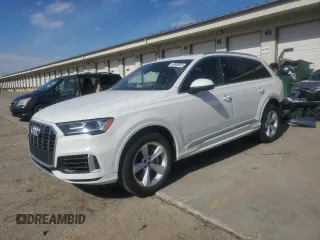 2021 Audi Q7 Premium z VIN WA1AXAF71MD015299, wystawiony jako Copart lot #50600925 z przebiegiem 84 516 mil mil oraz Szkody całkowita. Historia ofert i sprzedaży dostępna na DreamBid. Obrazek 1.