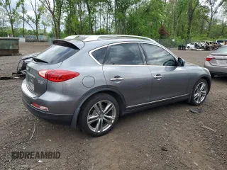 2012 Infiniti EX Journey with VIN JN1AJ0HR3CM452643, listed as a Copart auction lot 57206225 with 172,185 mi miles and Salvage title. Bid and sale history available at DreamBid. Image 3.