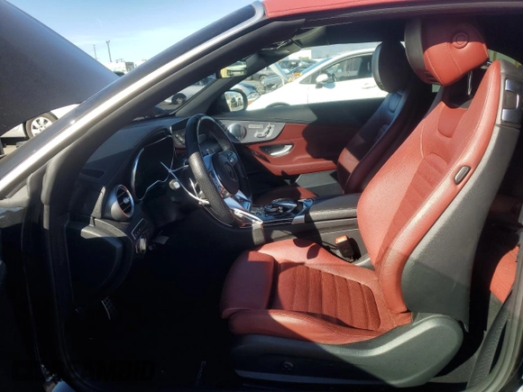 2020 Mercedes-Benz C with VIN W1KWK6EB9LF995290, listed as a Copart auction lot 88809885 with 55,173 mi miles and Salvage Title. Bid and sale history available at DreamBid. Image 7.