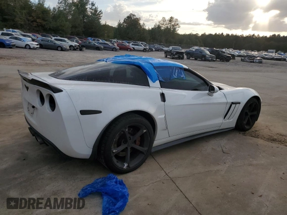 2012 Chevrolet Corvette Z16 Grand Sport 3LT with VIN 1G1YW2DW2C5106722, listed as a Copart auction lot 77883044 with 125,642 mi miles and Salvage title. Bid and sale history available at DreamBid. Image 3.