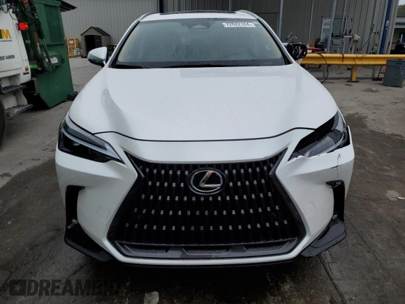 2025 Lexus NX with VIN JTJGGCEZ6S5010795, listed as a Copart auction lot 72822164 with 476 mi miles and Salvage Title. Bid and sale history available at carsss.com. Image 5.