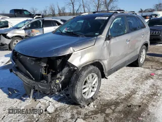 2015 Kia Sorento LX with VIN 5XYKTDA70FG646676, listed as a Copart auction lot 46360375 with 106,172 mi miles and Salvage Title. Bid and sale history available at carsss.com. Image 1.