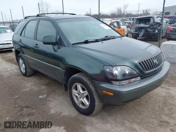 2000 Lexus RX 300 with VIN JT6HF10U9Y0111367, listed as a IAAI auction lot 41716452 with 173,647 mi miles and . Bid and sale history available at DreamBid. Image 1.