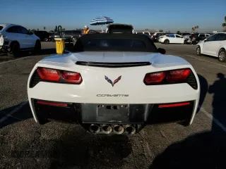 2014 Chevrolet Corvette 3LT with VIN 1G1YF3D71E5128003, listed as a Copart auction lot 58559974 with 72,682 mi miles and Clean Title. Bid and sale history available at carsss.com. Image 6.