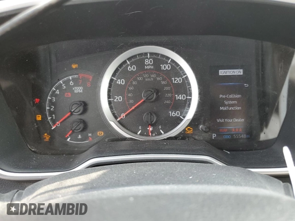 2021 Toyota Corolla Hatchback SE with VIN JTND4MBE1M3142847, listed as a Copart auction lot 51584914 with 55,548 mi miles and Salvage Title. Bid and sale history available at carsss.com. Image 9.