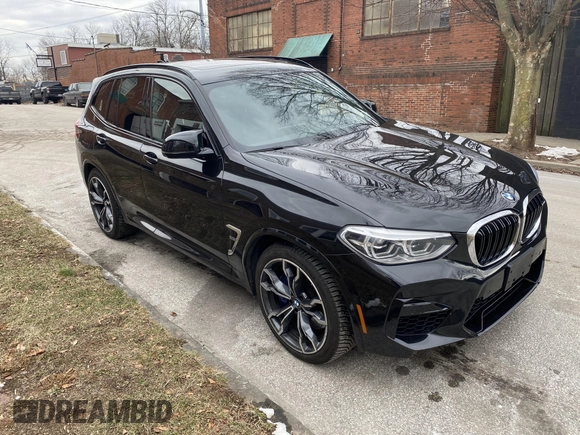 2021 BMW X3 M z VIN 5YMTS0C05M9G46973, wystawiony jako IAAI lot #41334083 z przebiegiem 42 819 mil mil oraz . Historia ofert i sprzedaży dostępna na DreamBid. Obrazek 2.