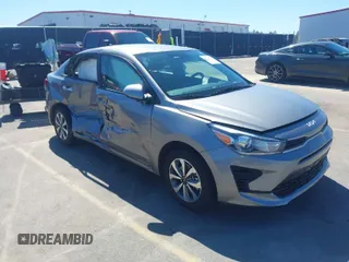 2022 Kia Rio S with VIN 3KPA24AD5NE481448, listed as a IAAI auction lot 41748379 with 65,123 mi miles. Bid and sale history available at carsss.com. Image 1.