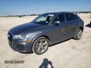 2017 Audi Q3 Premium Plus with VIN WA1JCCFS7HR006823, listed as a Copart auction lot 84840414 with 74,354 mi miles and Salvage Title. Bid and sale history available at carsss.com. Image 1.