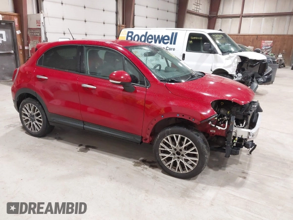 2016 FIAT 500X Trekking z VIN ZFBCFYCT7GP512617, wystawiony jako IAAI lot #42344947 z przebiegiem 146 656 mil mil oraz . Historia ofert i sprzedaży dostępna na DreamBid. Obrazek 1.