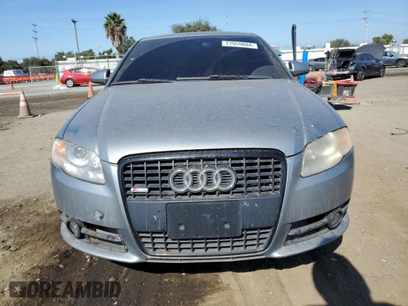 2007 Audi A4 2.0T with VIN WAUBF78E97A038568, listed as a Copart auction lot 77959884 with 227,348 mi miles and Clean Title. Bid and sale history available at carsss.com. Image 5.