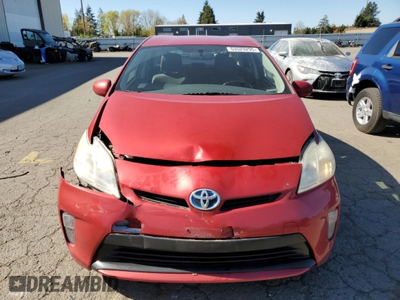 2013 Toyota Prius One with VIN JTDKN3DU8D0355741, listed as a Copart auction lot 53529295 with 125,550 mi miles and Salvage Title. Bid and sale history available at DreamBid. Image 5.