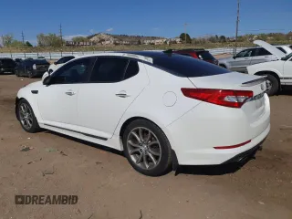 2013 Kia Optima SX with VIN 5XXGR4A63DG219814, listed as a Copart auction lot 53312465 with 125,201 mi miles and Clean Title. Bid and sale history available at carsss.com. Image 2.