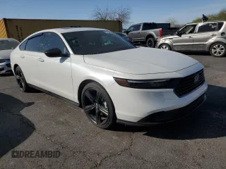 2023 Honda Accord Sport-L с VIN 1HGCY2F76PA047013, выставлен на аукционе Copart как лот 52135595 с пробегом 29 016 миль миль и Списание • Salvage title. История ставок и продаж доступна на DreamBid. Изображение 4.