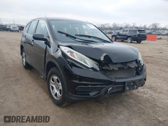 2015 Honda CR-V LX with VIN 2HKRM3H35FH501019, listed as a IAAI auction lot 41014683 with 111,168 mi miles and . Bid and sale history available at carsss.com. Image 1.