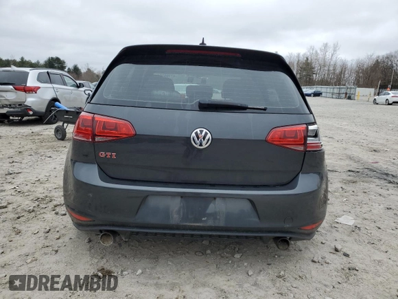 2017 Volkswagen Golf GTI S with VIN 3VW5T7AU7HM051346, listed as a Copart auction lot 47765364 with 109,943 mi miles. Bid and sale history available at carsss.com. Image 6.