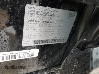 2019 Audi Q3 S line Prestige with VIN WA1FECF37K1081813, listed as a Copart auction lot 73440084 with 41,485 mi miles and Clean Title. Bid and sale history available at carsss.com. Image 13.