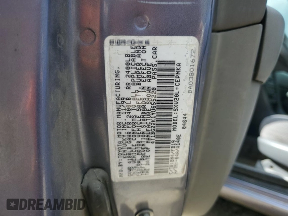 2000 Toyota Camry CE с VIN 4T1BG22K1YU655220, выставлен на аукционе Copart как лот 56684835 с пробегом 219 018 миль миль и Списание • Salvage title. История ставок и продаж доступна на DreamBid. Изображение 12.