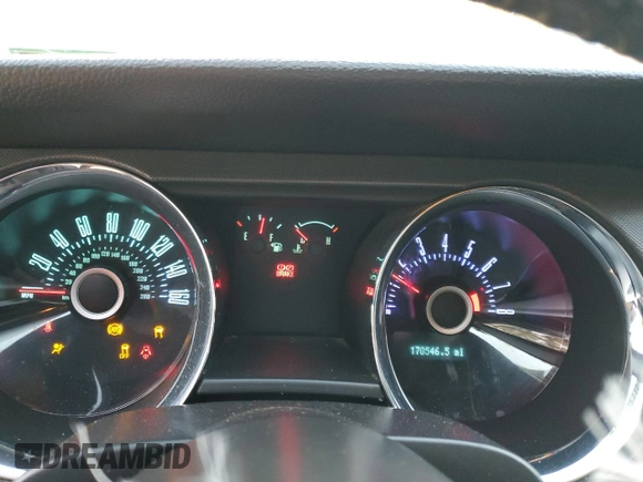 2013 Ford Mustang V6 with VIN 1ZVBP8AM6D5275852, listed as a Copart auction lot 58566405 with 170,546 mi miles and Non repairable. Bid and sale history available at DreamBid. Image 9.