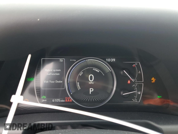 2024 Lexus ES 300h Luxury с VIN 58AEA1C16RU052269, выставлен на аукционе Copart как лот 54237455 с пробегом 6 105 миль миль и Списание • Salvage title. История ставок и продаж доступна на DreamBid. Изображение 9.