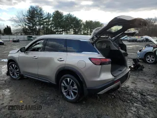 2024 Infiniti QX60 Luxe with VIN 5N1DL1FS3RC338779, listed as a Copart auction lot 86651844 with 19,487 mi miles and Salvage title. Bid and sale history available at DreamBid. Image 2.