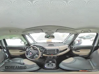 2017 FIAT 500L Lounge with VIN ZFBCFACH1HZ040164, listed as a Copart auction lot 47177495 with 35,209 mi miles and Salvage Title. Bid and sale history available at DreamBid. Image 14.