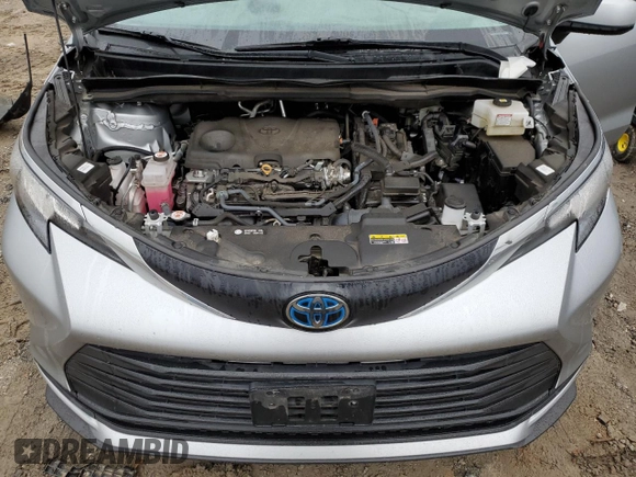 2023 Toyota Sienna LE with VIN 5TDKRKEC5PS172884, listed as a Copart auction lot 85012314 with 93,459 mi miles and Salvage Title. Bid and sale history available at carsss.com. Image 13.