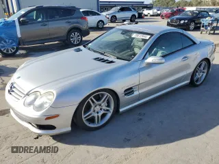 2005 Mercedes-Benz SL 55 AMG with VIN WDBSK74F95F099933, listed as a Copart auction lot 78612044 with Not provided miles and Salvage title. Bid and sale history available at DreamBid. Image 1.