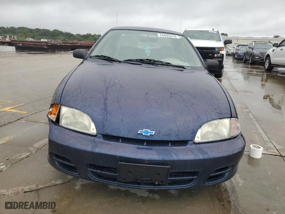 2002 Chevrolet Cavalier with VIN 1G1JC524627322363, listed as a Copart auction lot 74495274 with 0 mi miles and Non Repairable. Bid and sale history available at carsss.com. Image 5.