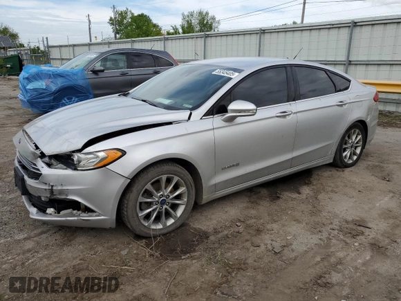 2017 Ford Fusion Hybrid SE with VIN 3FA6P0LU0HR319081, listed as a Copart auction lot 55345405 with 202,082 mi miles and Non repairable. Bid and sale history available at DreamBid. Image 1.