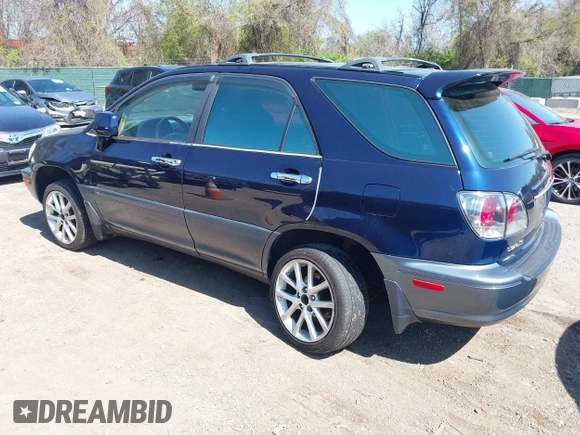 2003 Lexus RX 300 with VIN JTJHF10U930314161, listed as a IAAI auction lot 42070359 with 167,047 mi miles. Bid and sale history available at carsss.com. Image 3.