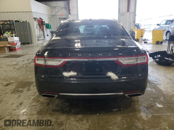 2017 Lincoln Continental Reserve with VIN 1LN6L9NP6H5612788, listed as a Copart auction lot 79948344 with 81,099 mi miles and Non Repairable. Bid and sale history available at carsss.com. Image 6.