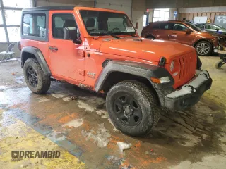 2018 Jeep Wrangler Sport S with VIN 1C4GJXAG6JW179854, listed as a Copart auction lot 47454665 with 53,011 mi miles and Clean Title. Bid and sale history available at DreamBid. Image 4.