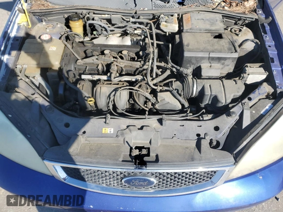 2005 Ford Focus SE with VIN 1FAHP36N05W134830, listed as a Copart auction lot 41696485 with 250,582 mi miles and Salvage Title. Bid and sale history available at carsss.com. Image 12.