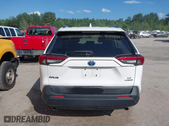 2019 Toyota RAV4 Hybrid LE with VIN 2T3LWRFV0KW024848, listed as a IAAI auction lot 42490933 with 48,384 mi miles and . Bid and sale history available at DreamBid. Image 16.