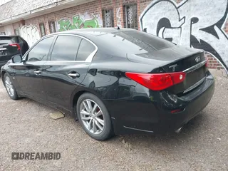 2016 Infiniti Q50 Premium with VIN JN1EV7AP1GM303757, listed as a IAAI auction lot 41967072 with 95,238 mi miles and . Bid and sale history available at carsss.com. Image 3.
