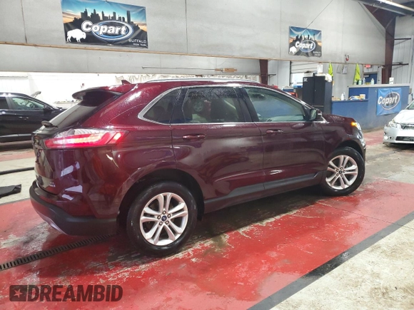 2020 Ford Edge SEL with VIN 2FMPK4J98LBA47837, listed as a Copart auction lot 51594465 with 36,233 mi miles and Salvage Title. Bid and sale history available at carsss.com. Image 3.