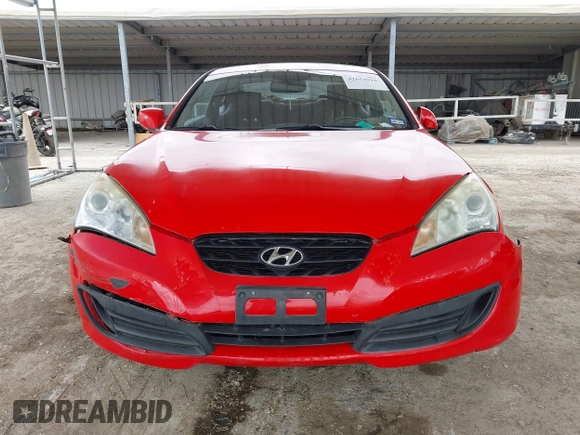 2010 Hyundai Genesis Coupe Premium with VIN KMHHT6KD2AU027736, listed as a IAAI auction lot 42654916 with 102,715 mi miles and . Bid and sale history available at DreamBid. Image 12.