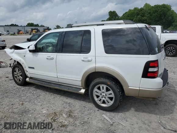 2007 Ford Explorer Eddie Bauer with VIN 1FMEU648X7UA78846, listed as a Copart auction lot 57156135 with 194,353 mi miles and Salvage title. Bid and sale history available at DreamBid. Image 2.