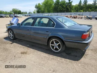 2001 BMW 7 Series 740iL with VIN WBAGH83411DP19107, listed as a Copart auction lot 61024385 with Not provided miles and Clean title. Bid and sale history available at DreamBid. Image 2.