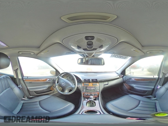 2007 Mercedes-Benz C 280 Luxury with VIN WDBRF54H07F857329, listed as a Copart auction lot 85260294 with 185,344 mi miles and Salvage title. Bid and sale history available at DreamBid. Image 12.