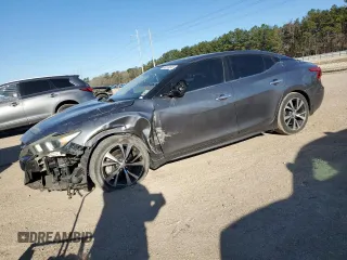 2016 Nissan Maxima Platinum with VIN 1N4AA6AP2GC386645, listed as a Copart auction lot 48070535 with 206,795 mi miles and Salvage title. Bid and sale history available at DreamBid. Image 1.