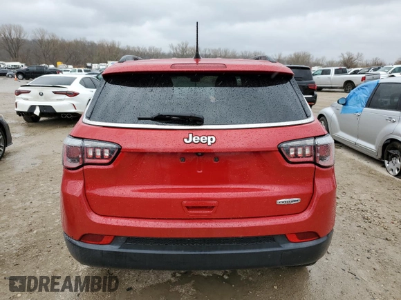 2018 Jeep Compass Latitude with VIN 3C4NJCBB8JT240940, listed as a Copart auction lot 49711225 with 133,449 mi miles and Salvage Title. Bid and sale history available at carsss.com. Image 6.