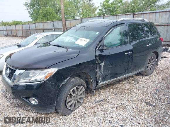 2015 Nissan Pathfinder SL z VIN 5N1AR2MM1FC604288, wystawiony jako IAAI lot #42152593 z przebiegiem 175 874 mil mil oraz . Historia ofert i sprzedaży dostępna na DreamBid. Obrazek 2.