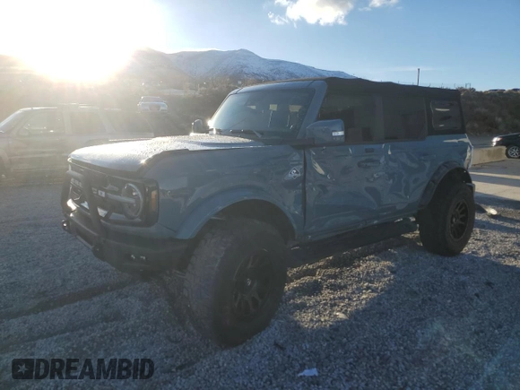 2021 Ford Bronco with VIN 1FMDE5BH9MLA88730, listed as a Copart auction lot 86294234 with 32,345 mi miles and Salvage Title. Bid and sale history available at DreamBid. Image 1.
